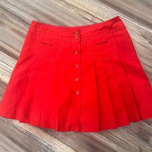 Vintage red mini skirt